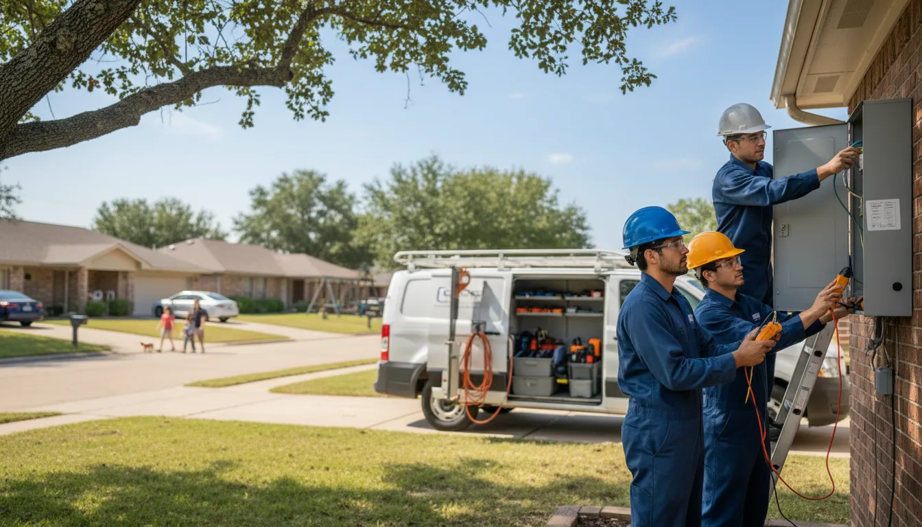 Certified electrician providing emergency electrical services in Dilltown, PA